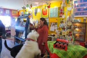 Reza offers a treat to Alice