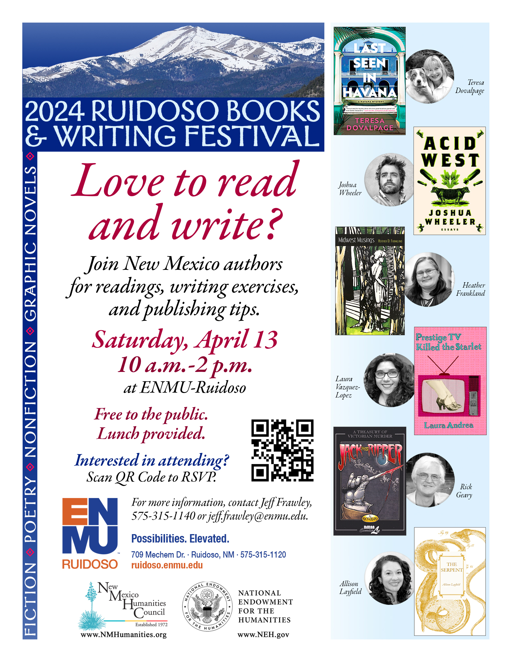 Ruidoso Books and Writing Festival. – Teresa Dovalpage: a Cuban writer ...